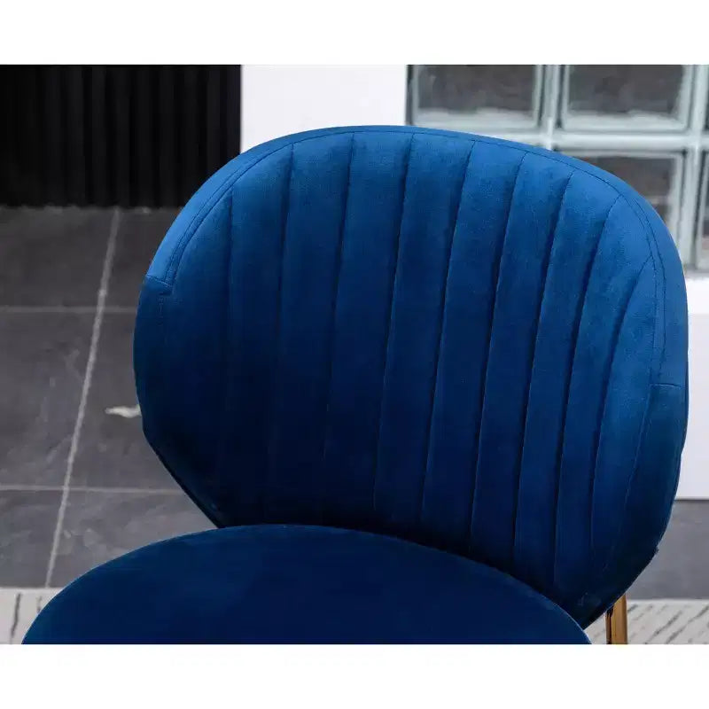 Roundhill Furniture Amoa – Ensemble de salle à manger contemporain, table ronde blanche et 4 chaises, 5 pièces