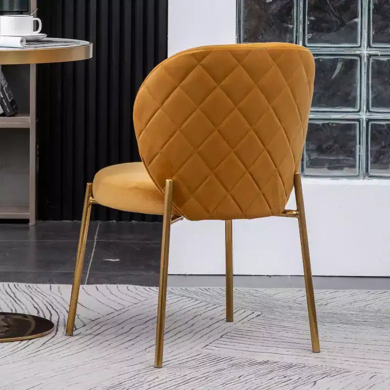 Roundhill Furniture Amoa – Ensemble de salle à manger contemporain, table ronde blanche et 4 chaises, 5 pièces