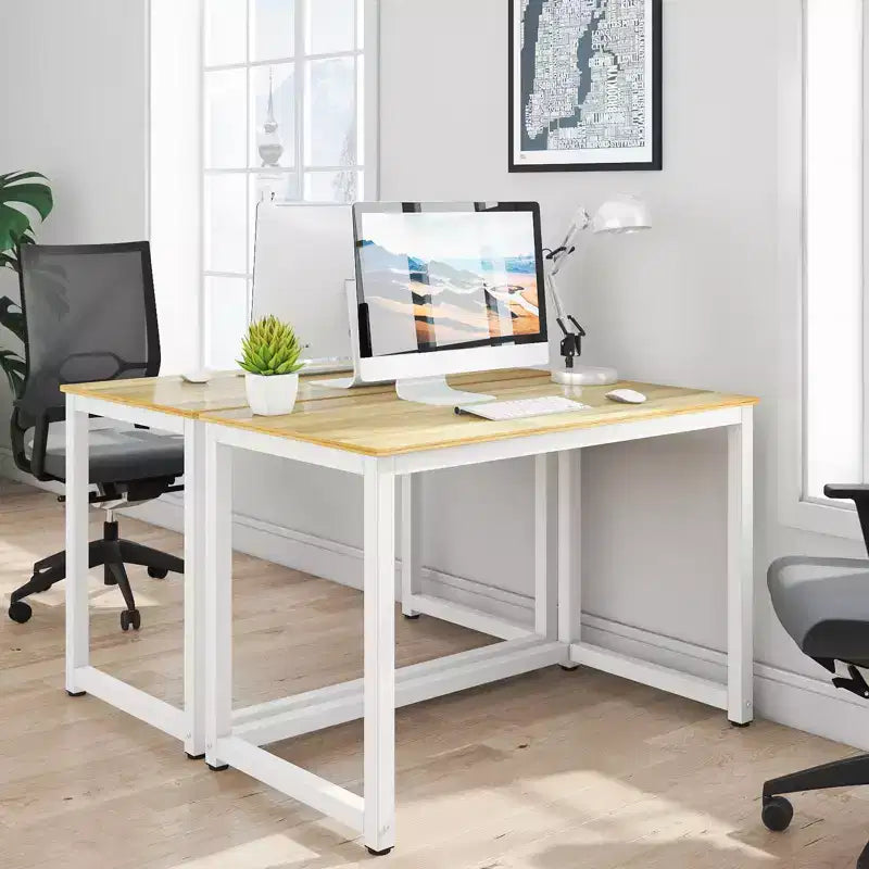 Modern Writing Desk Workstation 43" Computer Desk for Home Office Study