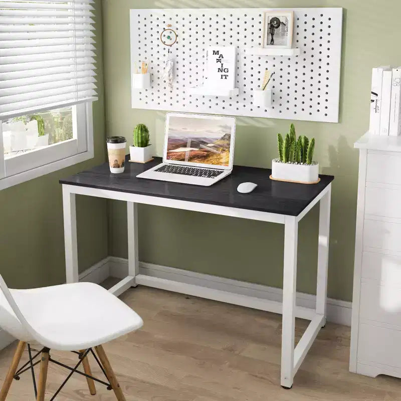 Modern Writing Desk Workstation 43" Computer Desk for Home Office Study
