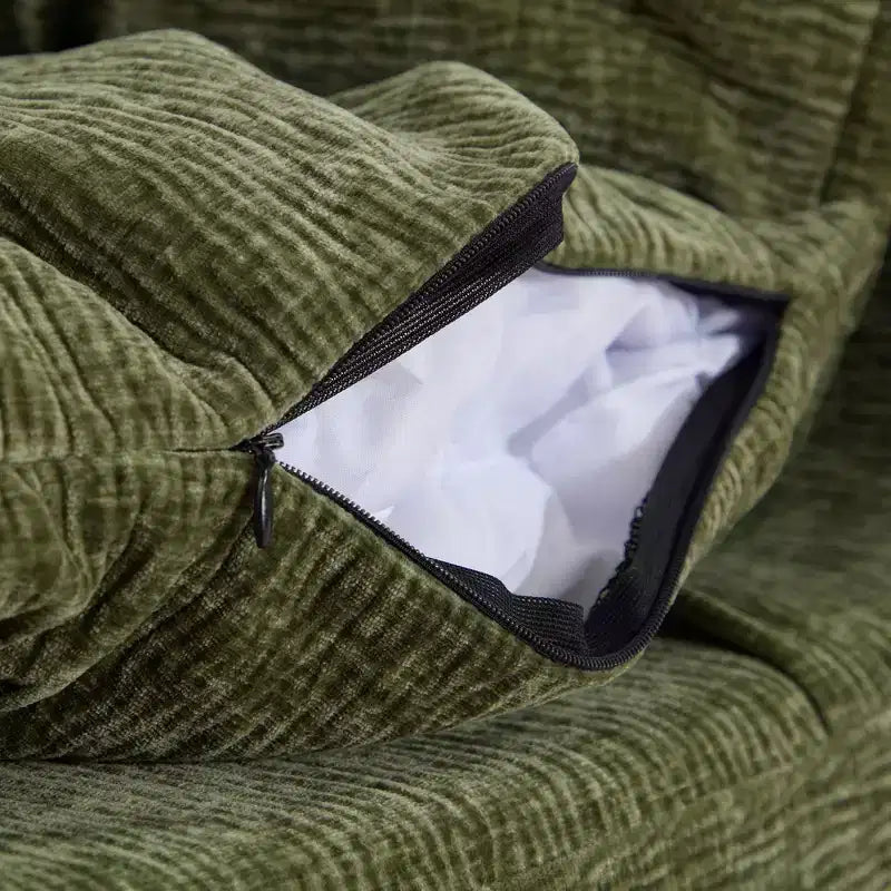 Armless Pure Foam Single Sofa Chair with Cushion