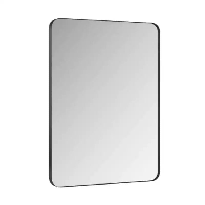 24x36 Black Rectangular Wall Mirror with Metal Frame