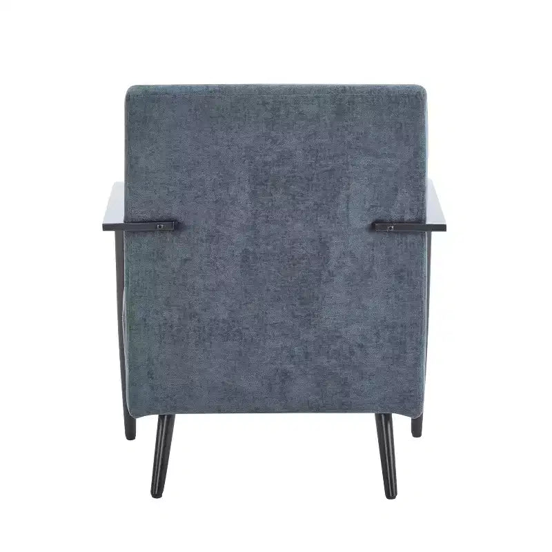 Modern Upholstered Iron Club Chair