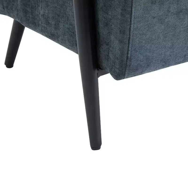 Modern Upholstered Iron Club Chair