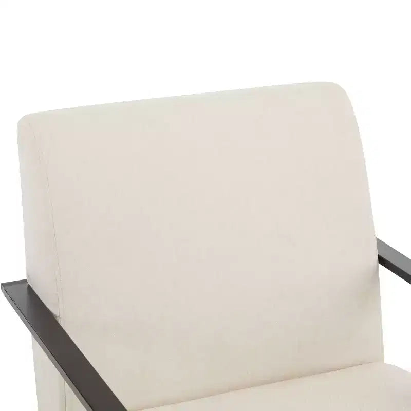 Modern Upholstered Iron Club Chair