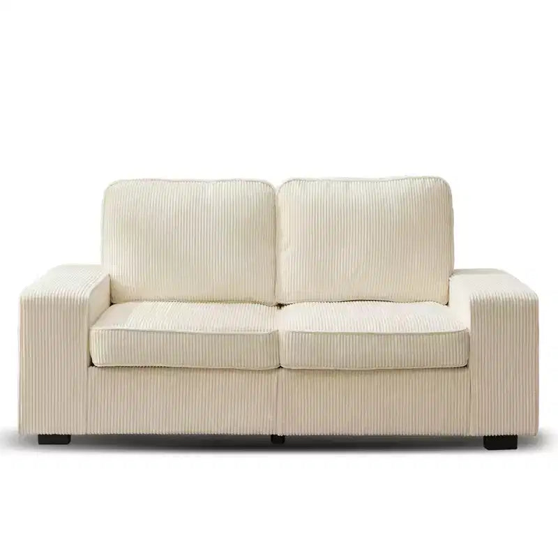 85" Wider Loveseat Sofa Couch, Corduroy Couch for Small Space