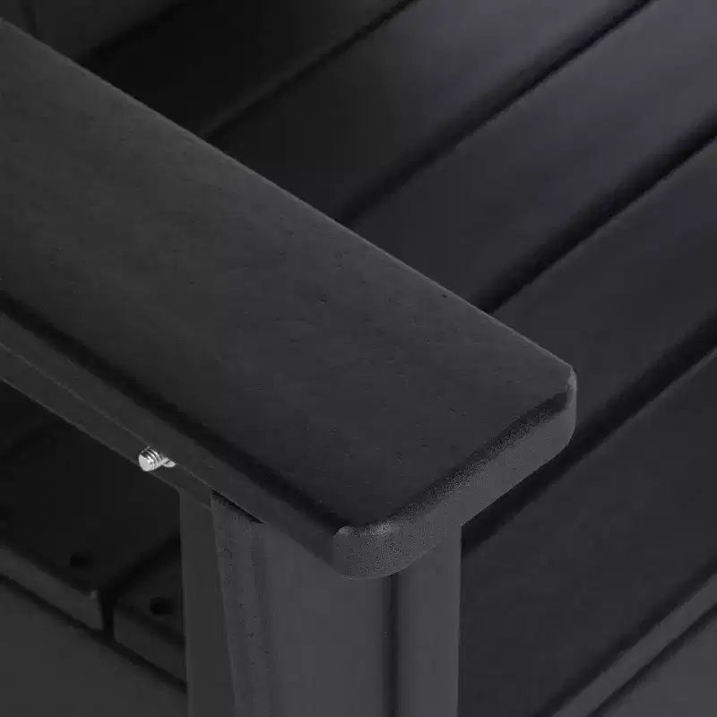 Ensemble table et chaises de salle à manger rondes 5 pièces pour enfant WestinTrends Malibu en PEHD pour l'extérieur