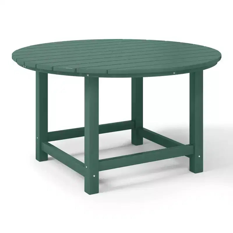Ensemble table et chaises de salle à manger rondes 5 pièces pour enfant WestinTrends Malibu en PEHD pour l'extérieur