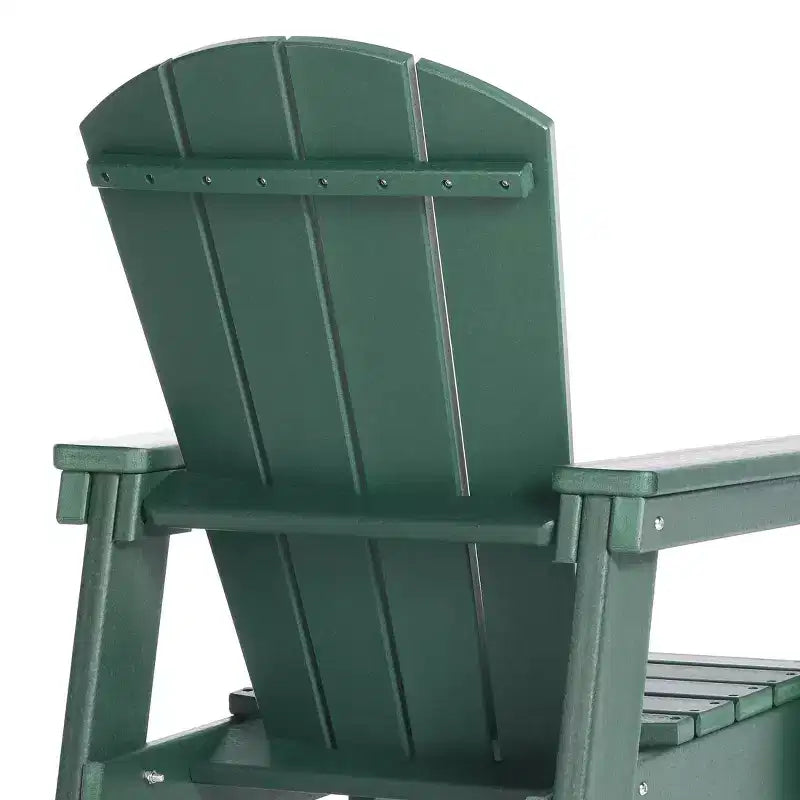 Ensemble table et chaises de salle à manger rondes 5 pièces pour enfant WestinTrends Malibu en PEHD pour l'extérieur