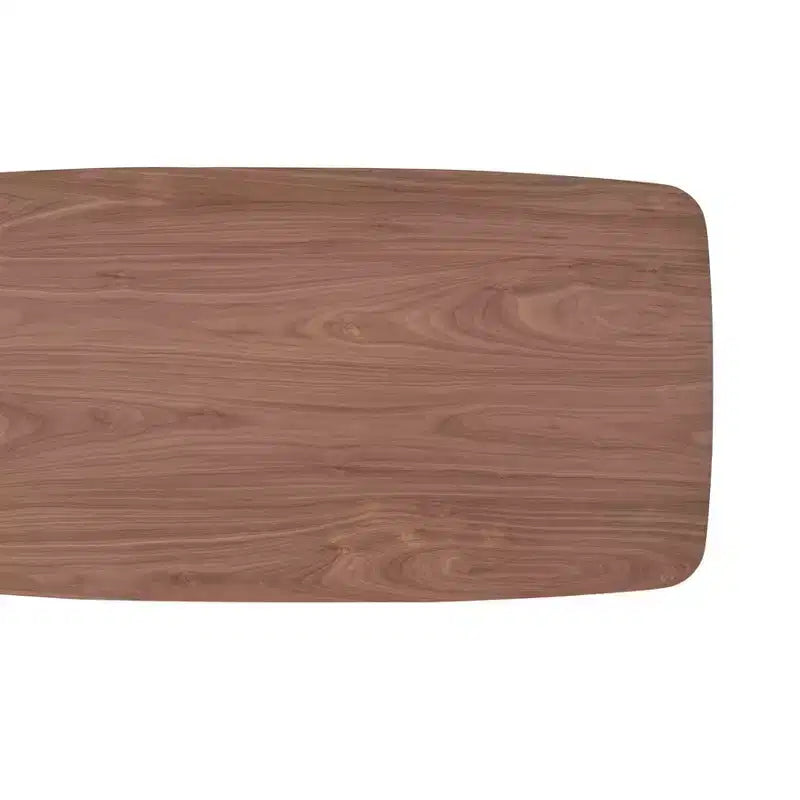 Rectangle 71" Wood Dining Table with Sculptural Legs