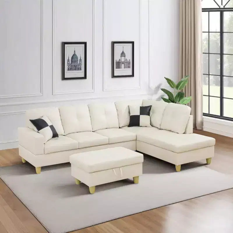 Transform Your Living Space with Our Chic L-Shaped Sectional Sofa Unmatched Comfort and Style Await