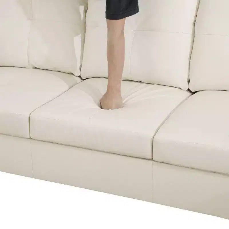 Transformez votre espace de vie avec notre élégant canapé d'angle en L Un confort et un style inégalés vous attendent