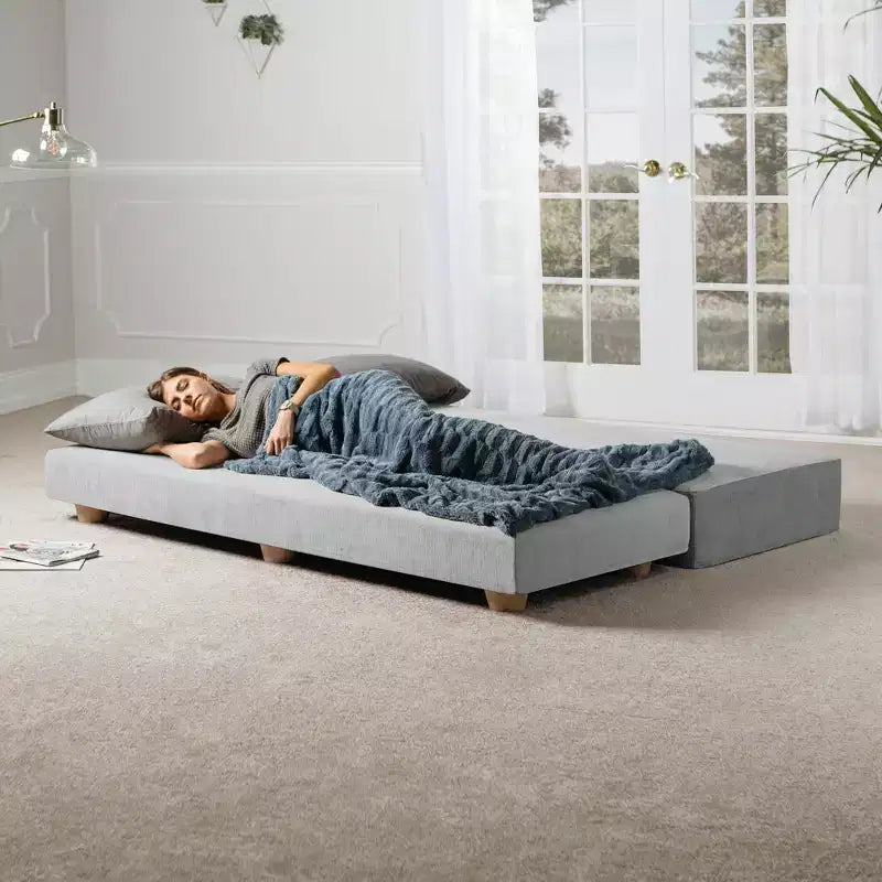 Jaxx Alon Canapé-lit / Lit escamotable grand lit (Queen) – Microvelours