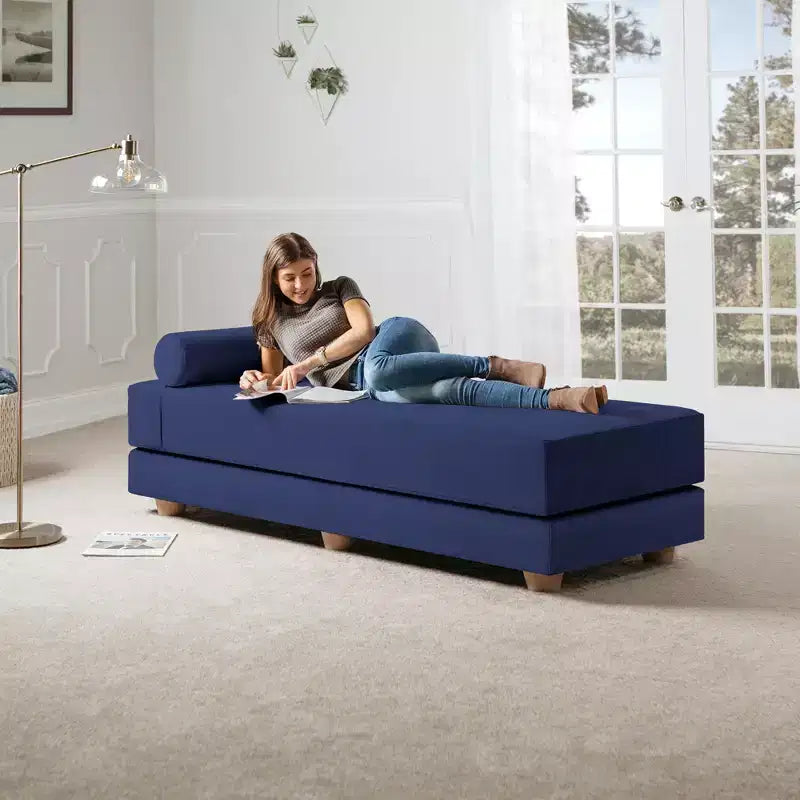 Jaxx Alon Canapé-lit / Lit escamotable grand lit (Queen) – Microvelours