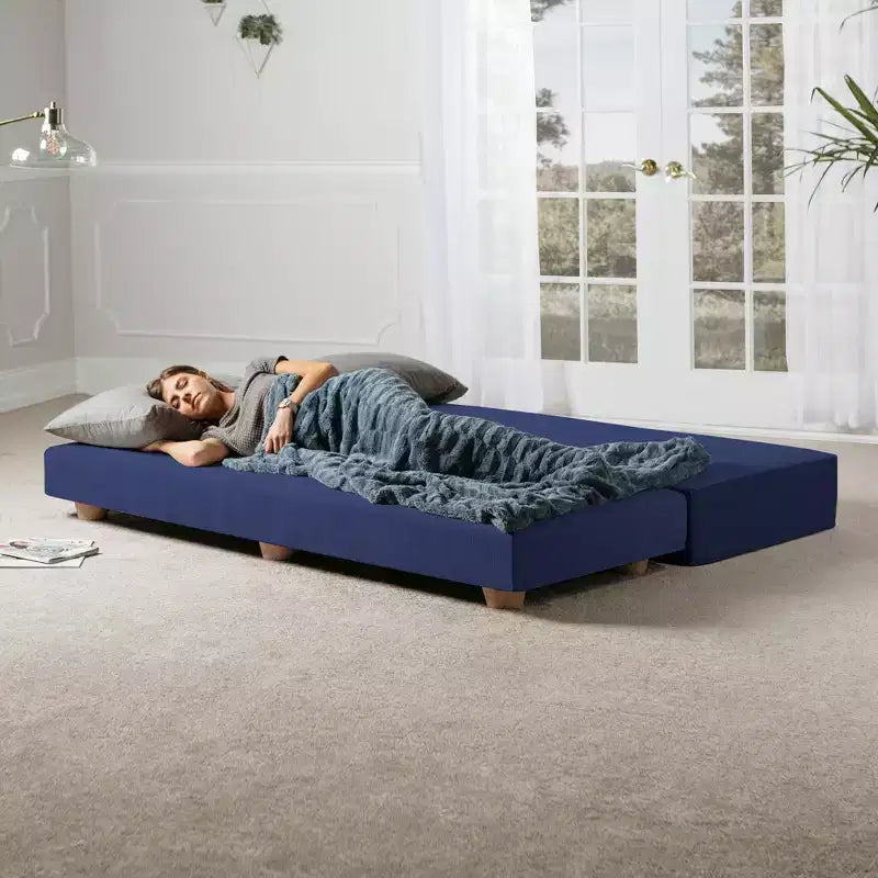 Jaxx Alon Canapé-lit / Lit escamotable grand lit (Queen) – Microvelours