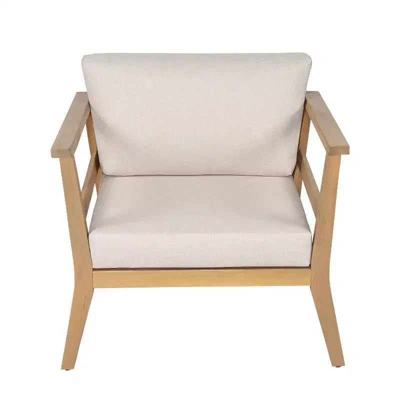Christopher Knight Home Edith Ensemble de 4 pièces pour terrasse en bois d'acacia avec lattes