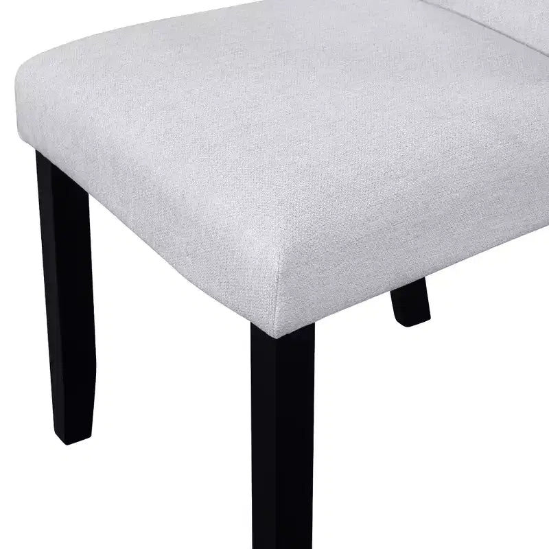 Ensemble table à manger ronde 5 pièces pour 4 personnes, table à manger moderne en marbre et 4 chaises rembourrées à dossier haut