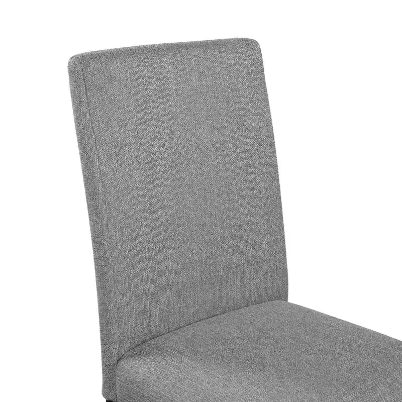 Ensemble table à manger ronde 5 pièces pour 4 personnes, table à manger moderne en marbre et 4 chaises rembourrées à dossier haut