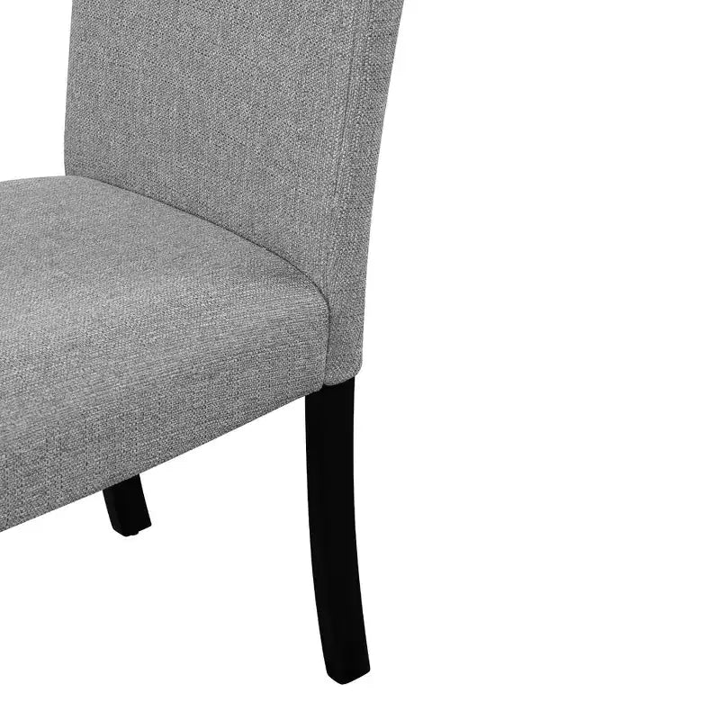 Ensemble table à manger ronde 5 pièces pour 4 personnes, table à manger moderne en marbre et 4 chaises rembourrées à dossier haut