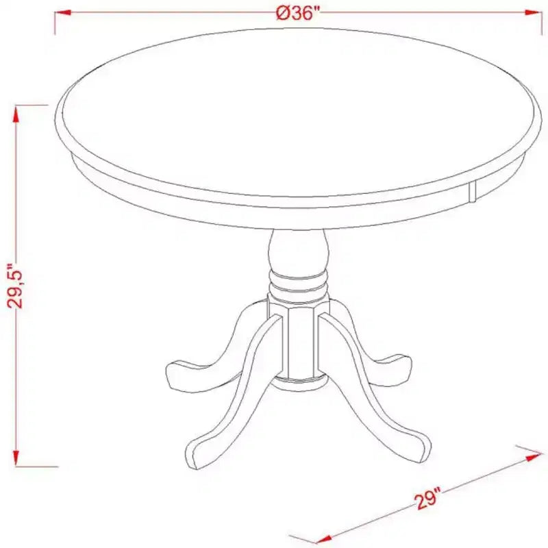 Ensemble Salle à Manger Cuisine - Table de Cuisine et 4 Chaises pour Salle à Manger