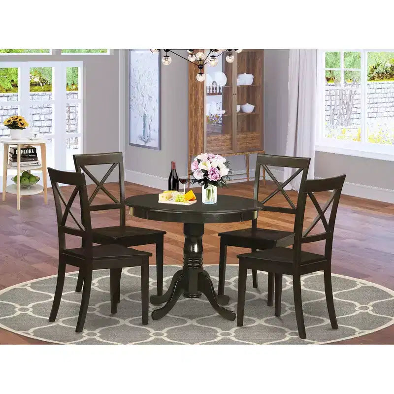 Ensemble Salle à Manger Cuisine - Table de Cuisine et 4 Chaises pour Salle à Manger