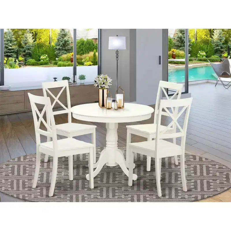 Ensemble Salle à Manger Cuisine - Table de Cuisine et 4 Chaises pour Salle à Manger