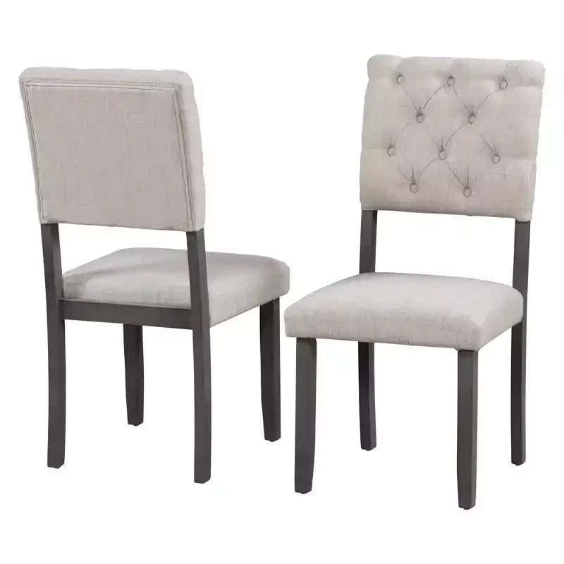 Ensemble de salle à manger 6 places avec banc, table rectangulaire et 4 chaises rembourrées pour la cuisine