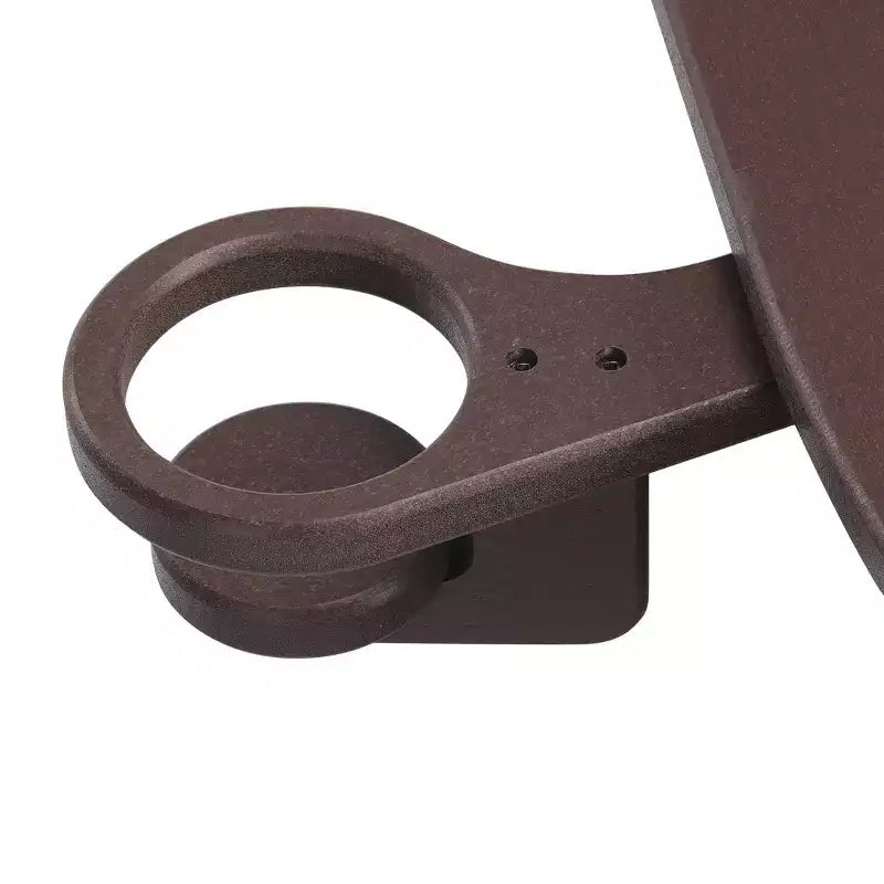 Chaise longue d'extérieur 3 pièces WestinTrends Aruba avec roues et porte-gobelet, accompagnée d'une table d'appoint de patio