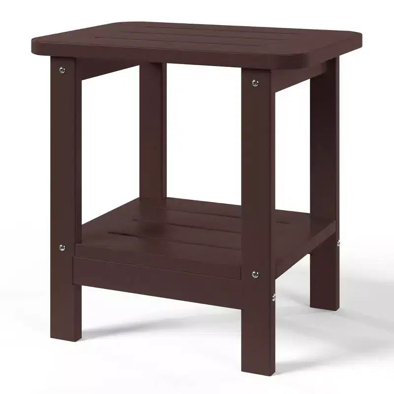 Chaise longue d'extérieur 3 pièces WestinTrends Aruba avec roues et porte-gobelet, accompagnée d'une table d'appoint de patio