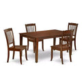 Beach Patio Dining Set 5pc Rectangular Table & Chairs Outdoor Furniture 60 Inch