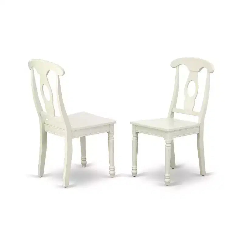 Ensemble de table de patio ronde, table de salle à manger extérieure de 42 pouces avec 4 chaises, design bord de mer
