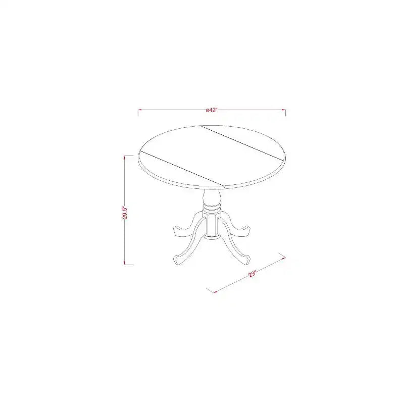Ensemble de salle à manger 5 pièces en bois massif finition blanc lin, avec table à rallonges et 4 chaises