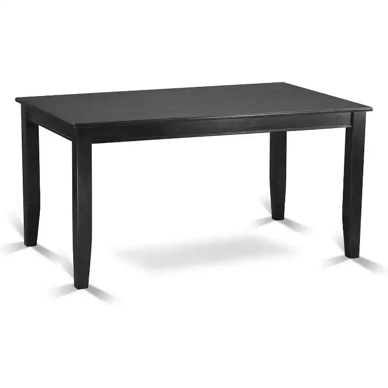 Ensemble de salle à manger victorien - Table rectangulaire 7 pièces et chaises - Meuble en bois élégant pour la maison
