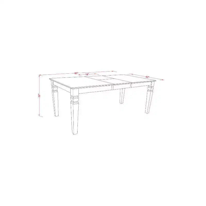 Ensemble Table de Salle à Manger avec Chaises - Ensemble de 7 Pièces pour Cuisine