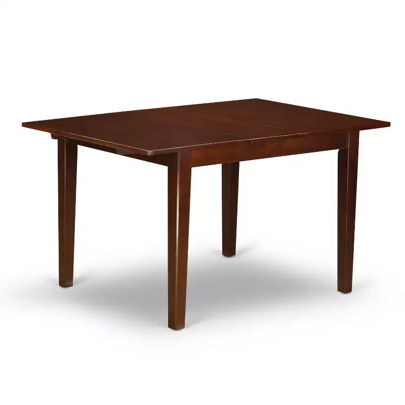 Retro Dinette Set - Wooden Dining Table with Chairs, 42-54L x 32W - Renaissance Style Table Set