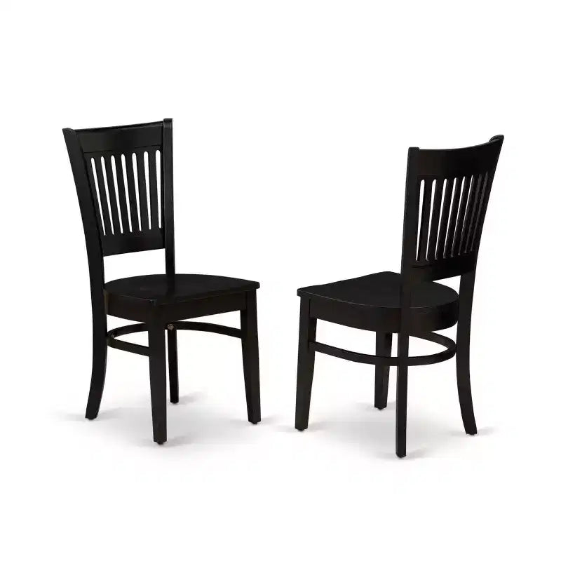 Ensemble de salle à manger moderne 3 pièces avec 2 chaises - Table et chaises de cuisine blanc lin