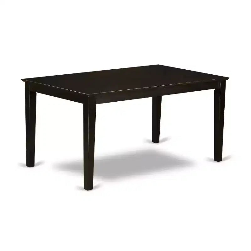 Ensemble de salle à manger moderne 7 pièces - Table rectangulaire et 6 chaises - Fini Cappuccino - HomeStock