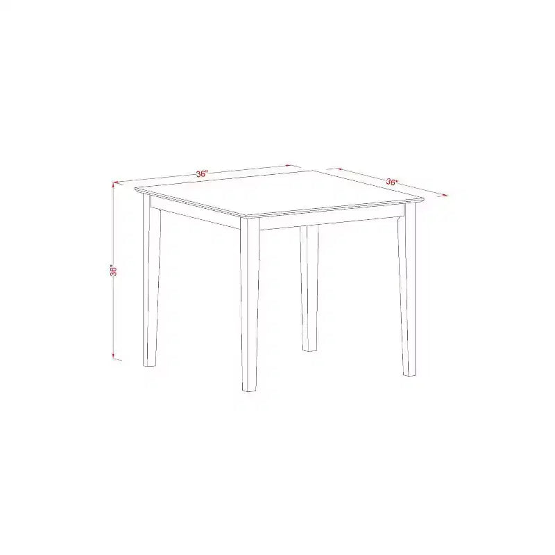Ensemble table haute et 2 tabourets - Table à manger carrée moderne et tabourets pour cuisines