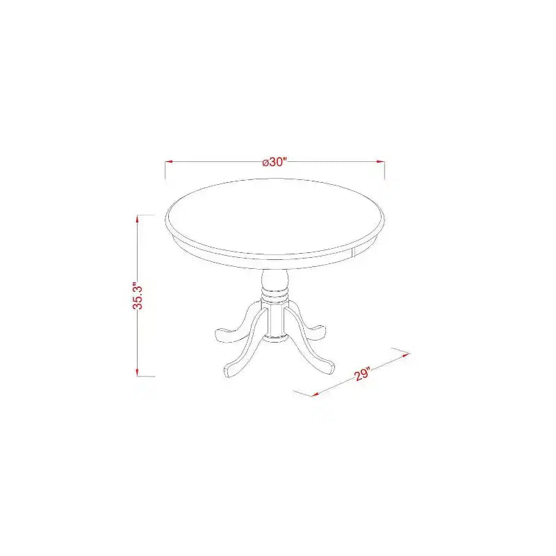 Ensemble de salle à manger hauteur comptoir - Table et chaises 5 pièces - Table de cuisine moderne avec chaises