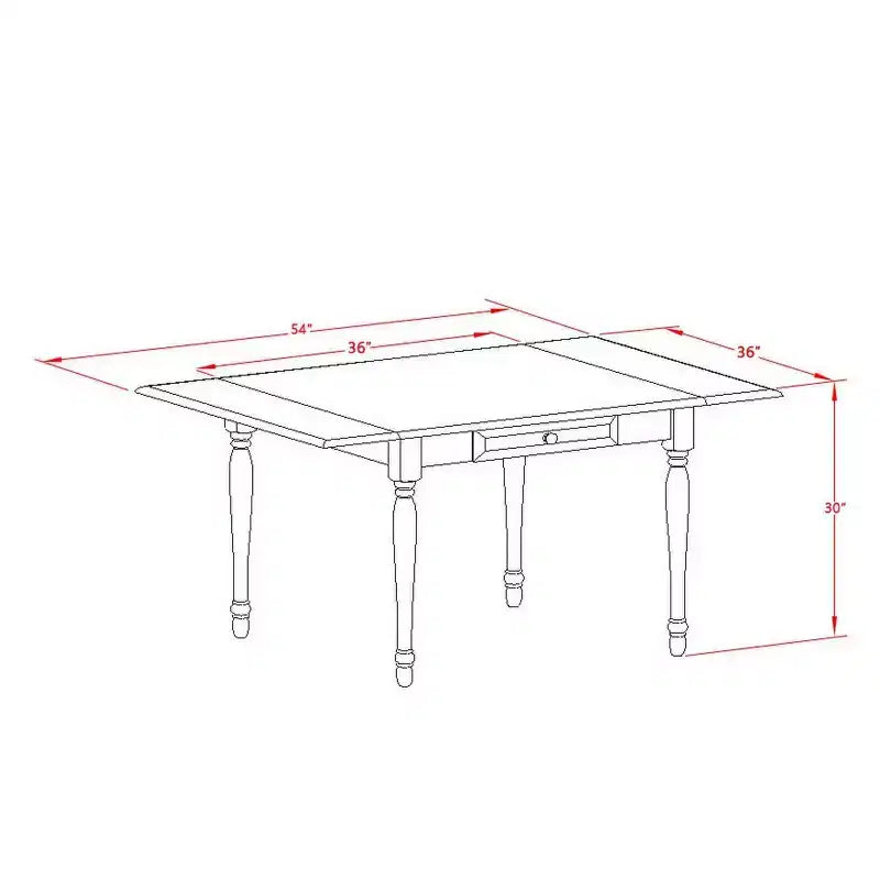Ensemble Table de Cuisine avec 2 Chaises, Table de Salle à Manger à Abattants, Chaises Parsons en Tissu Lin, Finition Chêne