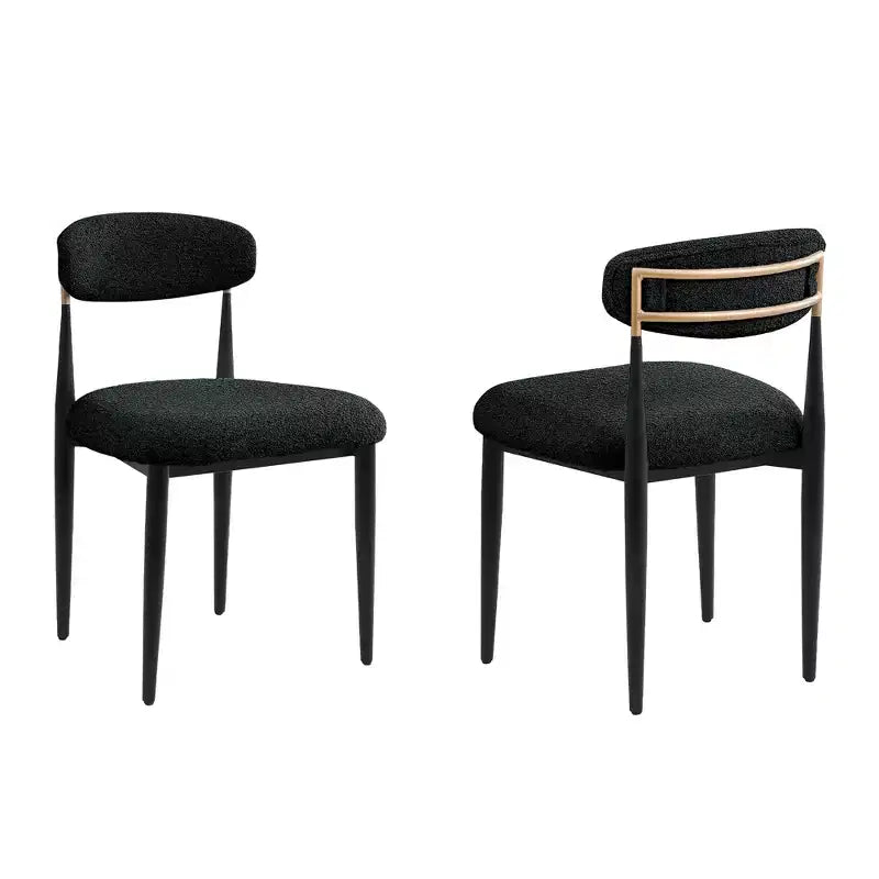 Ensemble de salle à manger moderne pour 4 personnes, table rectangulaire de 68 po avec 4 chaises, base à piédestal, table de dîner pour salle à manger, cuisine - Morden Fort