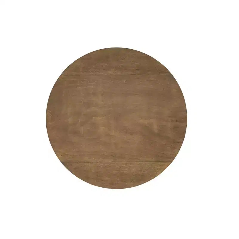 Ensemble de salle à manger 3 pièces GDFStudio Xelina en bois d'hévéa rustique avec table à abattants et chaises rembourrées