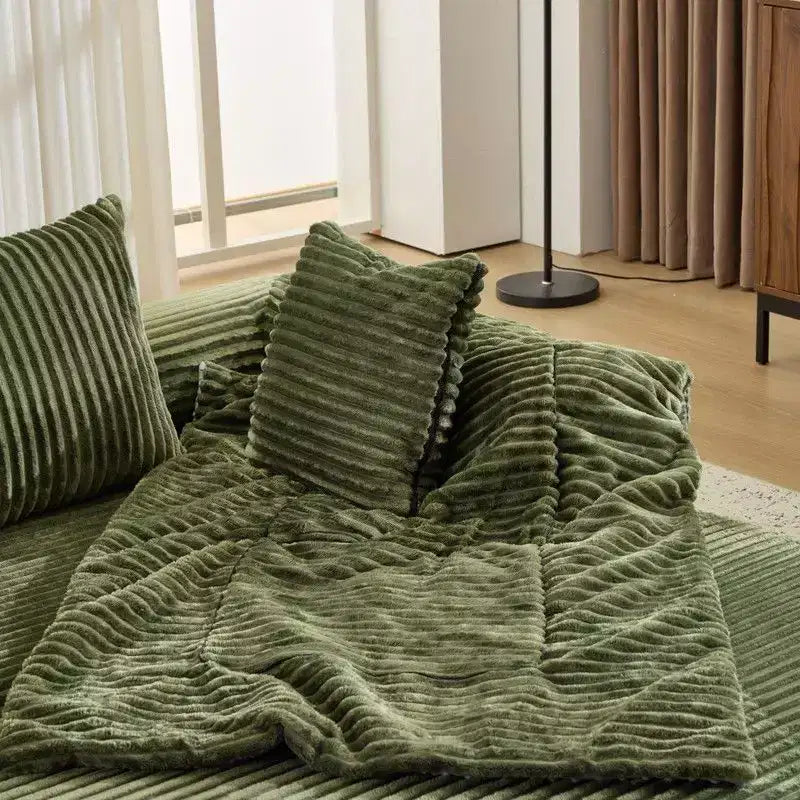 Karl Home | Canapé-lit convertible moderne King Size empilable en velours côtelé