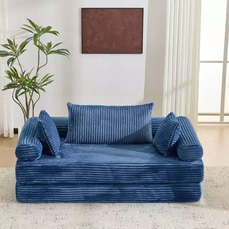 Karl Home | Canapé-lit convertible moderne King Size empilable en velours côtelé