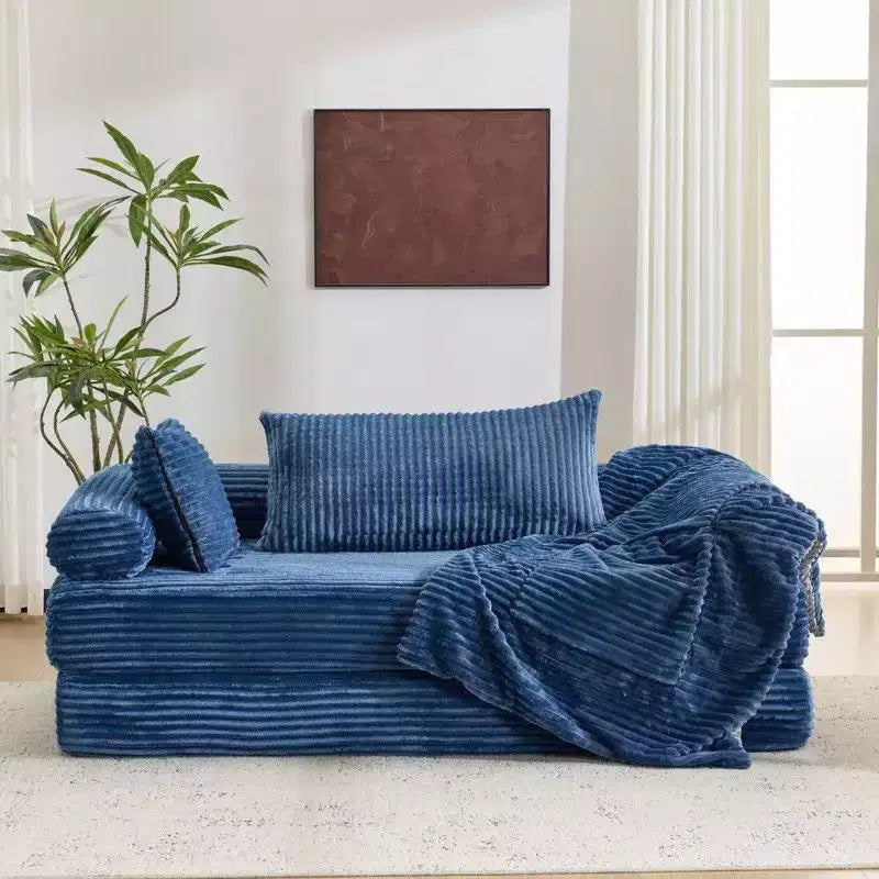 Karl Home | Canapé-lit convertible moderne King Size empilable en velours côtelé