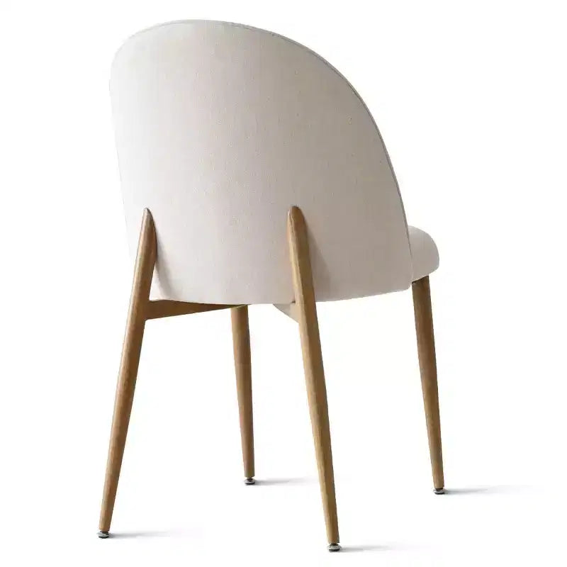 Ensemble de salle à manger extensible 9 pièces, table extensible 94,5 po aspect bois et 8 chaises confortables à dossier incurvé pour cuisine ou salle à manger - Panipeachy