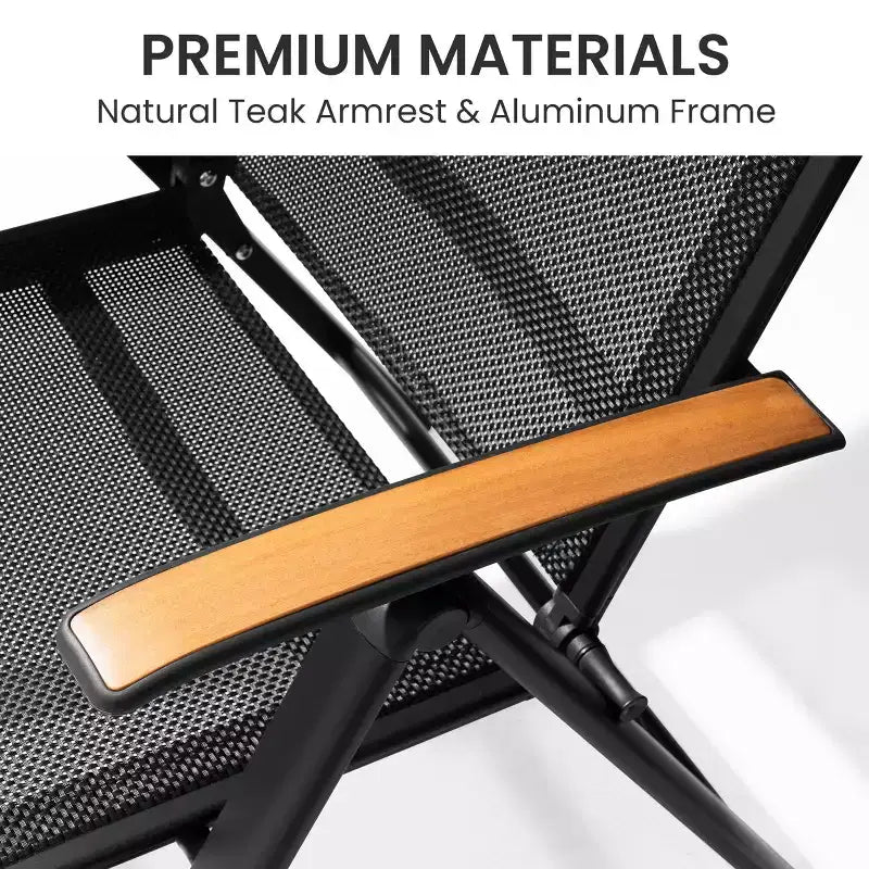 Crestlive Products - Ensemble de salle à manger d'extérieur extensible avec cadre en aluminium et fauteuils de salle à manger pliants réglables pour 8 à 10 personnes