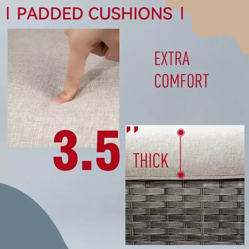 Ensemble de sièges 5 pièces UPTIOT Osage avec coussins