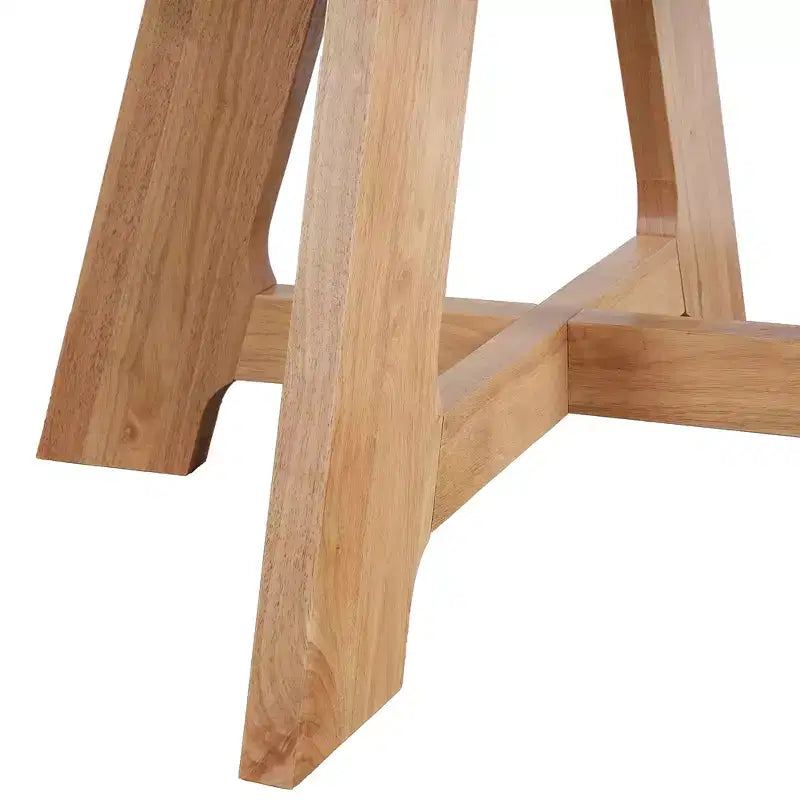 Ensemble table de salle à manger ronde extensible de style ferme pour 4, avec rallonge amovible et 4 chaises de salle à manger rembourrées