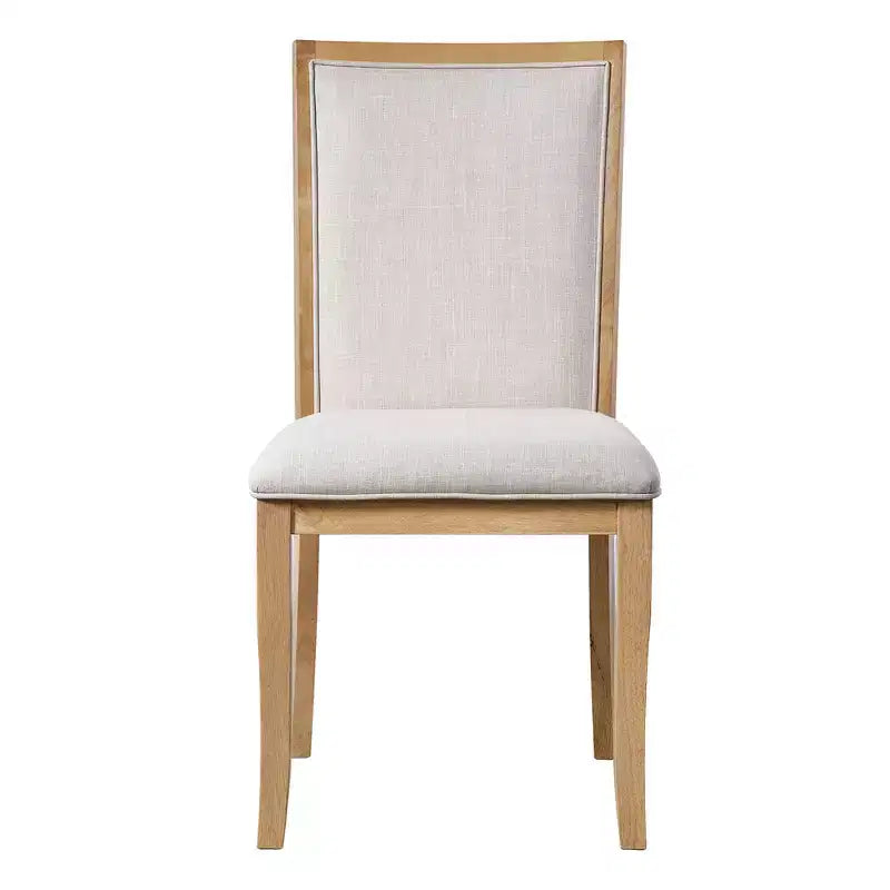 Ensemble table de salle à manger ronde extensible de style ferme pour 4, avec rallonge amovible et 4 chaises de salle à manger rembourrées